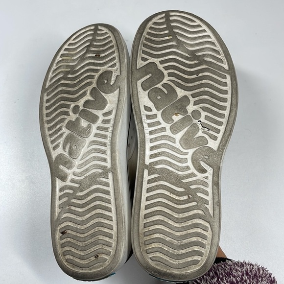 Native Jefferson White & Gray Slip On Shoes Women's Size 8 - Picture 7 of 8